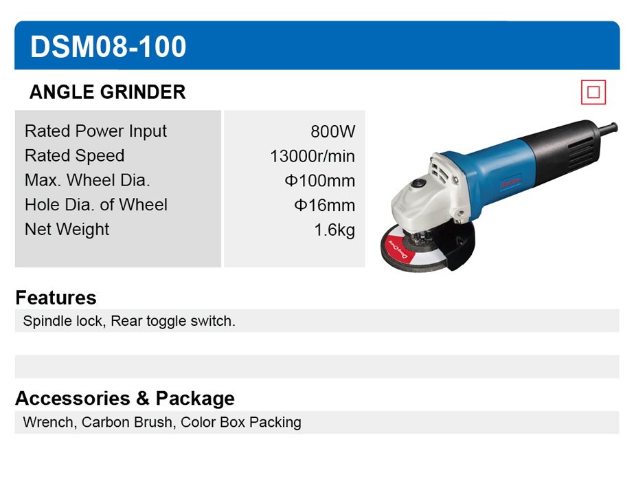 ANGLE GRINDER DONGCHENG DSM08-100