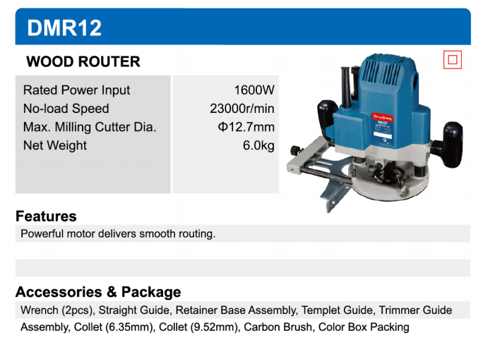 WOOD ROUTER DONGCHENG DMR12