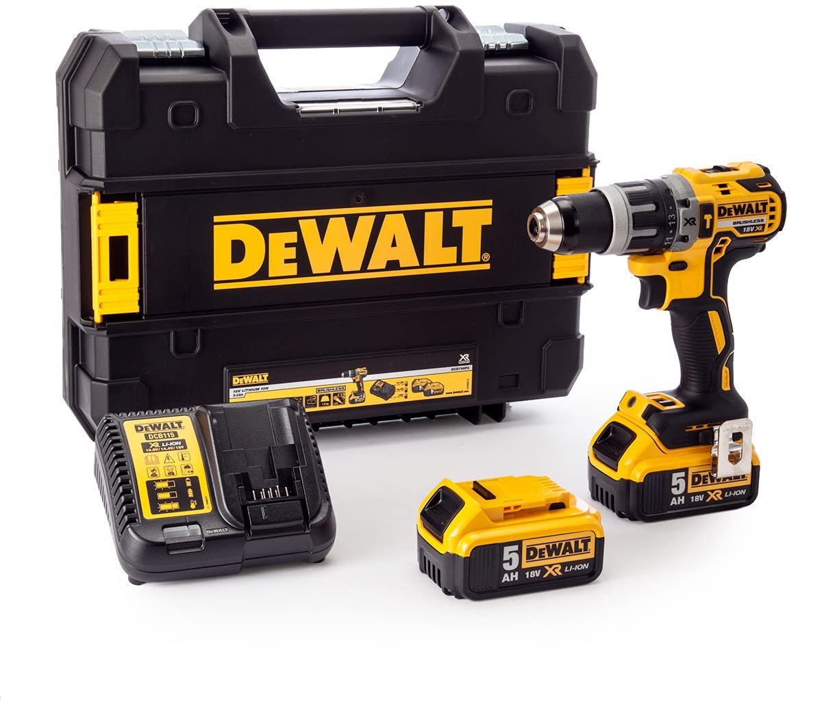 Dewalt Hammer Drill 18V 5Ah (Brushless) OGD-DCD796P2-GB