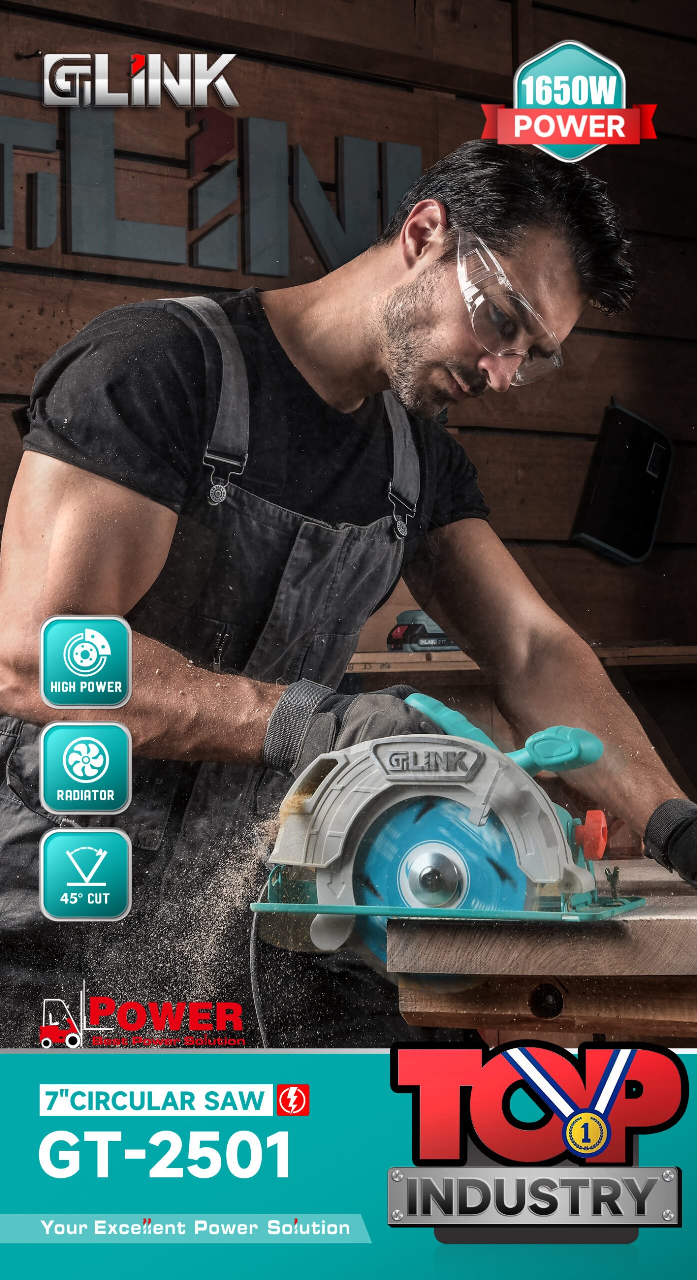 CIRCULAR SAW 7'' GT-2501 GT-LINK
