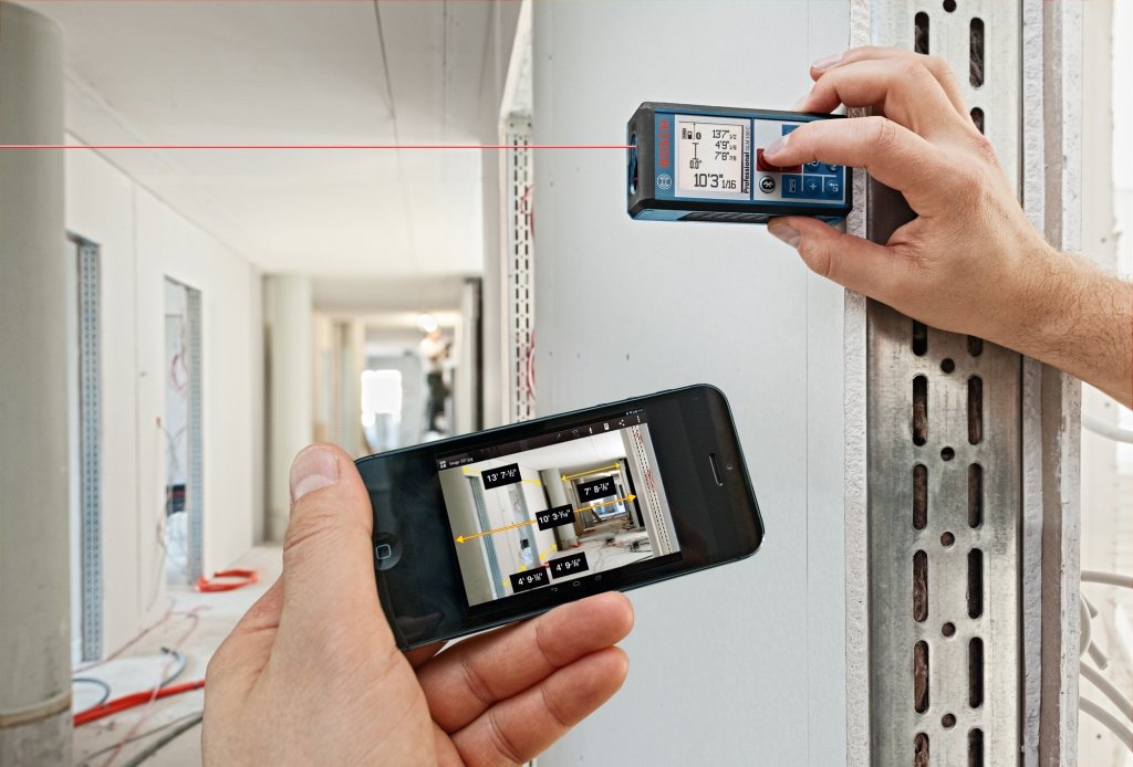 Bosch Laser Distance Measurer GLM 100 C