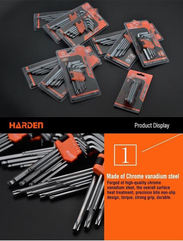 TOROX KEY SET 9PCS LONG 540604 HARDEN specification sheet