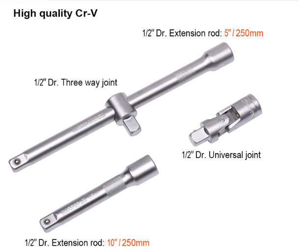 BOX SOCKET SET 1/2`` 23PCS 510423 HARDEN