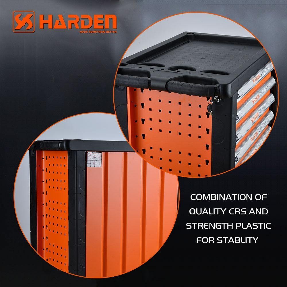 TOOL CABINET SET 7 DRAWERS WITH BRAKE 520605 HARDEN