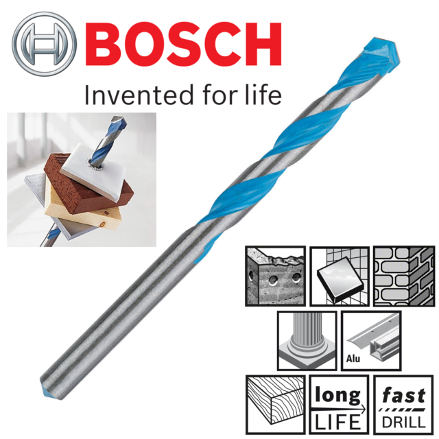 Multi Construction Drill Bit CYL 9 10x80x120mm Bosch 2608596057