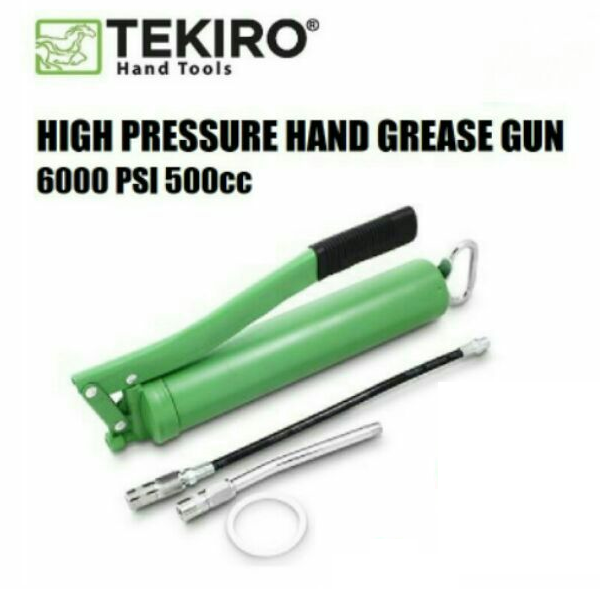 HIGH PRESSURE HAND GREASE GUN TEKIRO AU-GG1015 Japanese Technology specification sheet