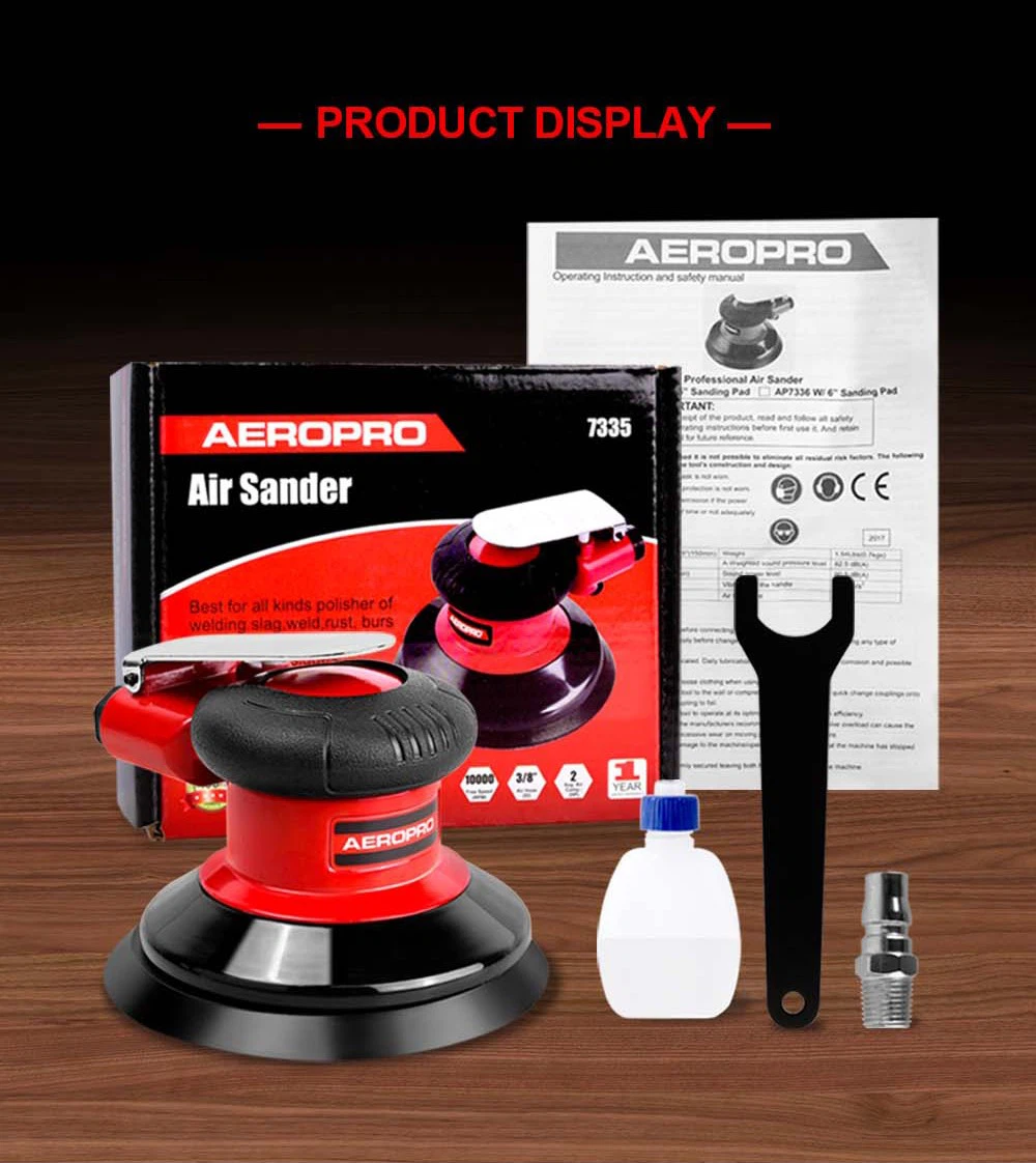 AIR SANDER 5” VACCUM TYPE AP7335
