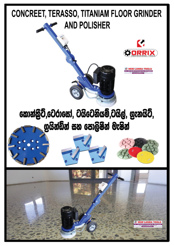 FLOOR GRINDER CONCRETE / TERRAZO / TITANIUM FLOOR POLISHER & GRINDER MACHINE