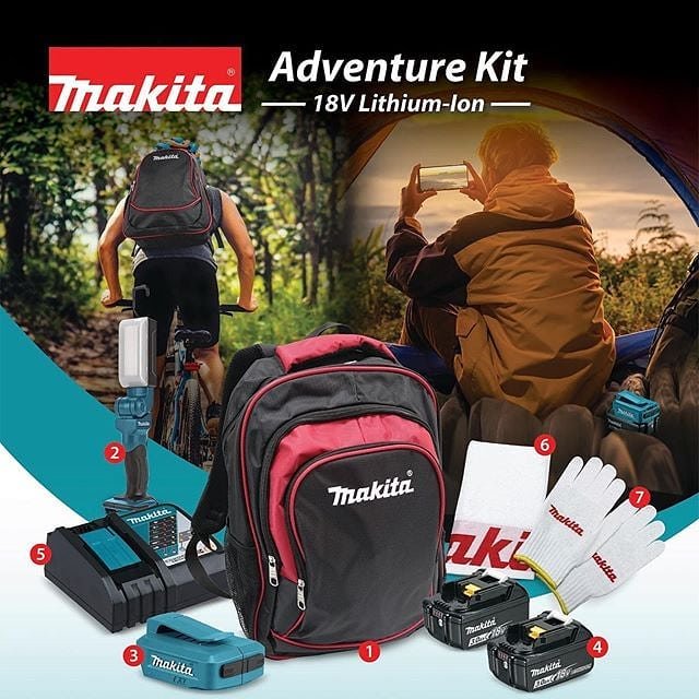 Makita Adventure Kit EK105DSG specification sheet
